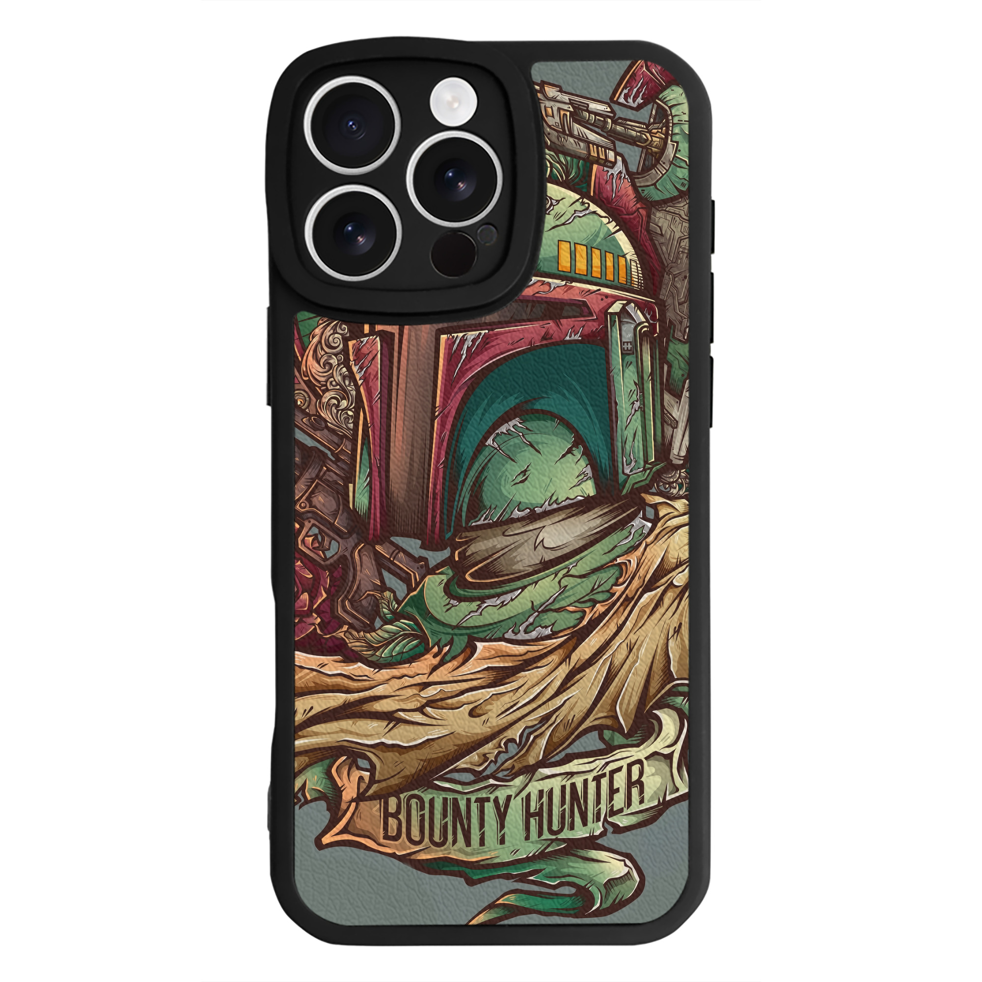 （画像用） スター・ウォーズ Star Wars 【iPhone 16シリーズ対応】シリコンスマホケース（レザー調） 材質：シリコン